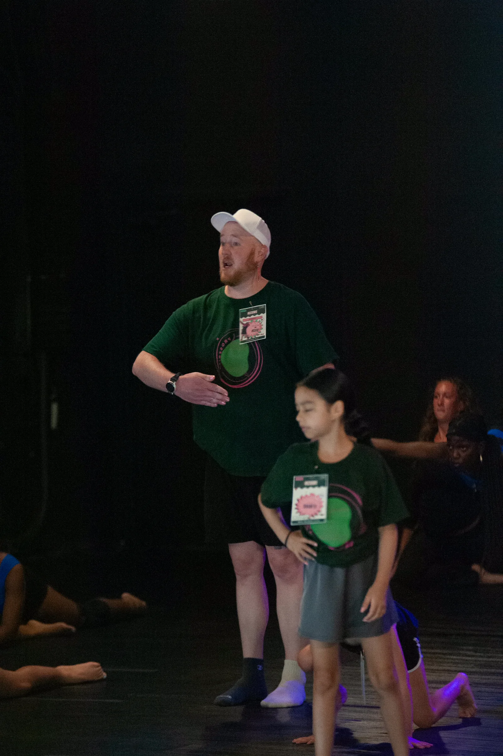 Dixon coaching on the floor at dwdCON